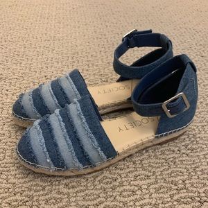 Sole Society Denim Flats